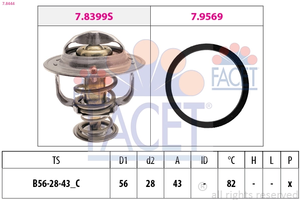 Thermostat, coolant