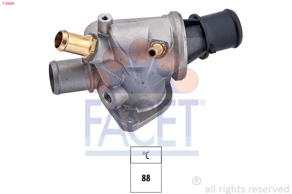 Thermostat, coolant