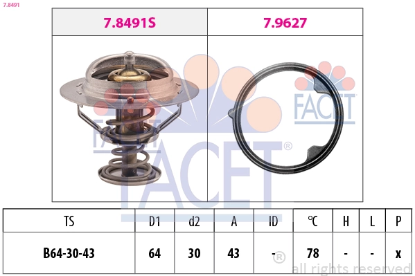Thermostat, coolant