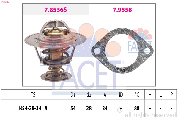 Thermostat, coolant