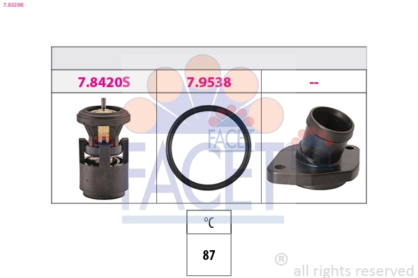 Thermostat, coolant