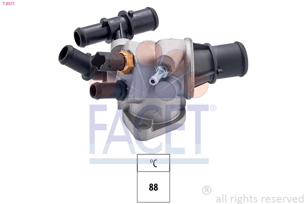 Thermostat, coolant