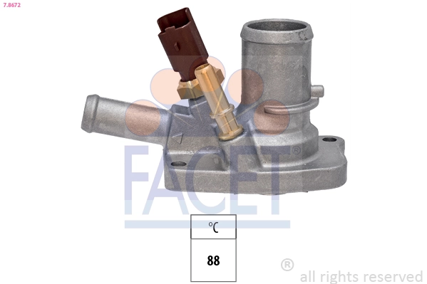 Thermostat, coolant