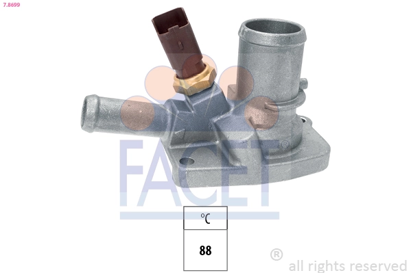 Thermostat, coolant