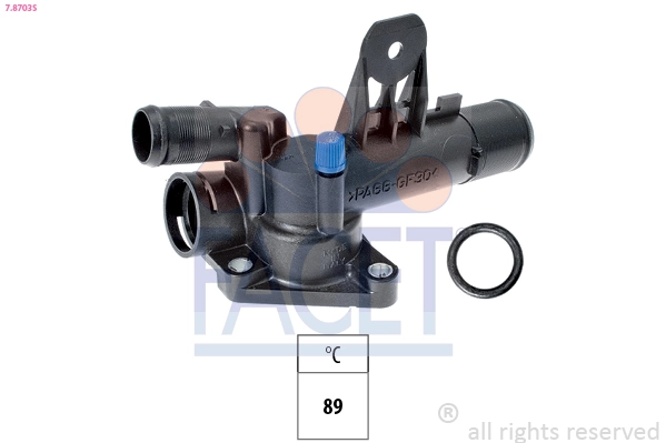 Thermostat, coolant