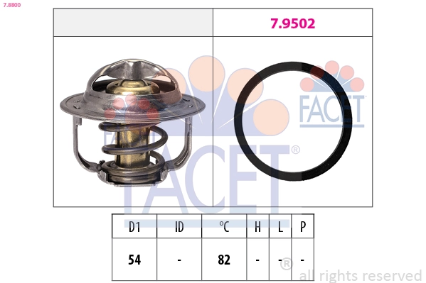 Thermostat, coolant