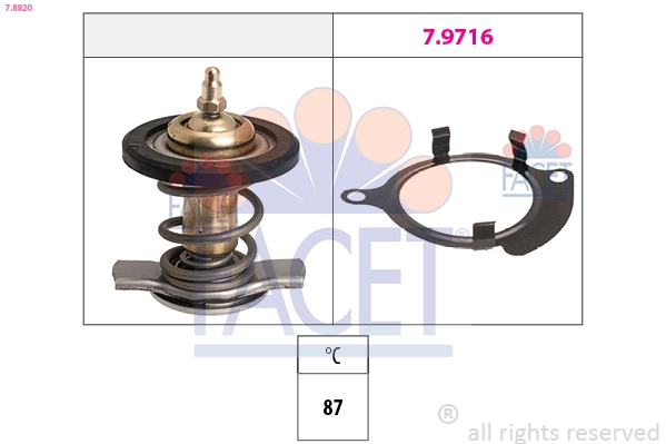 Thermostat, coolant