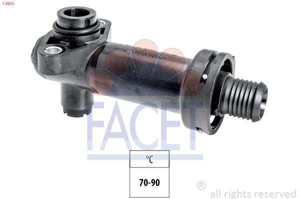 Thermostat, exhaust gas recirculation cooling