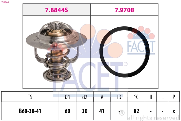 Thermostat, coolant