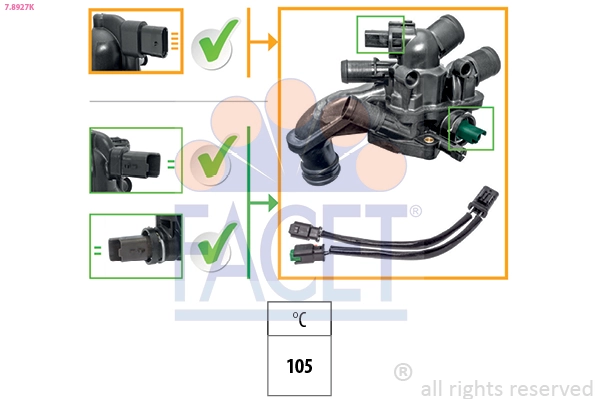 Thermostat, coolant