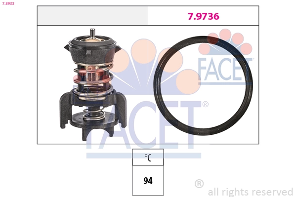 Thermostat, coolant