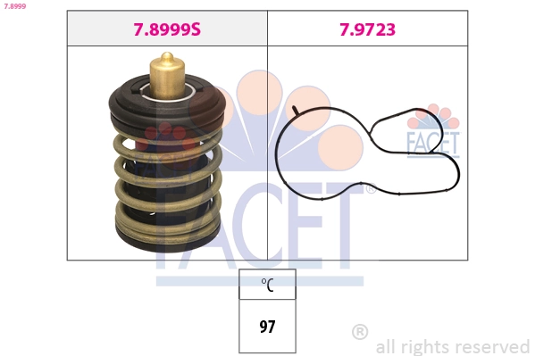 Thermostat, coolant