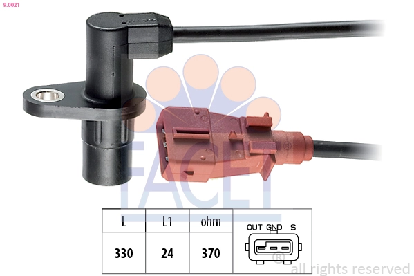 Sensor, crankshaft pulse