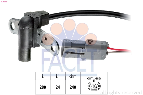 Sensor, crankshaft pulse