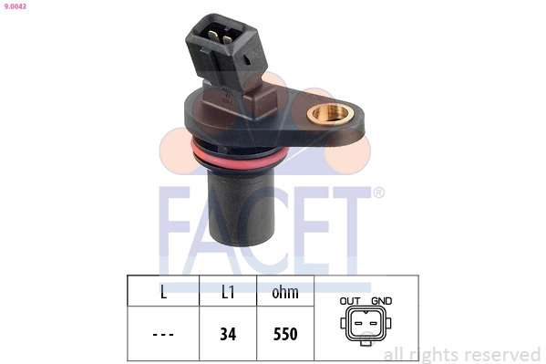 Sensor, engine speed