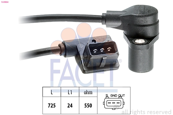 Sensor, crankshaft pulse