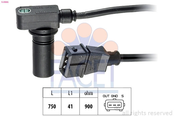 Sensor, crankshaft pulse