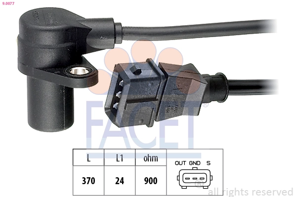 Sensor, crankshaft pulse