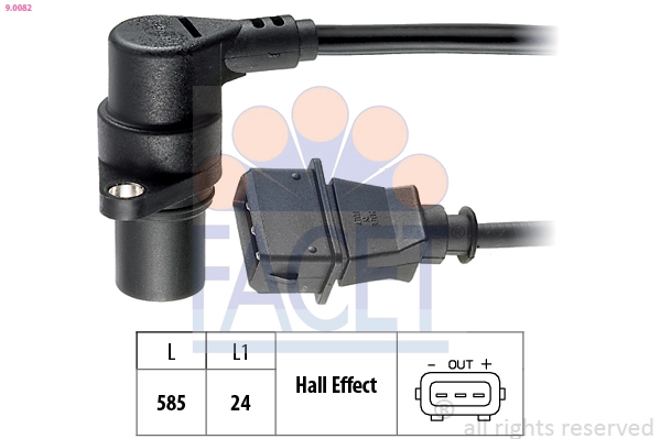 Sensor, crankshaft pulse
