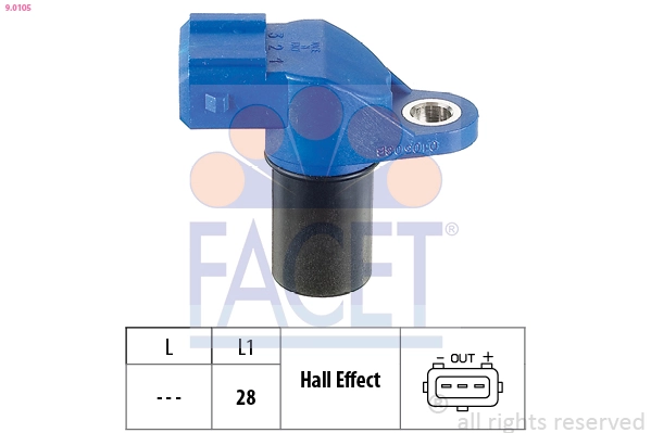 Sensor, engine speed