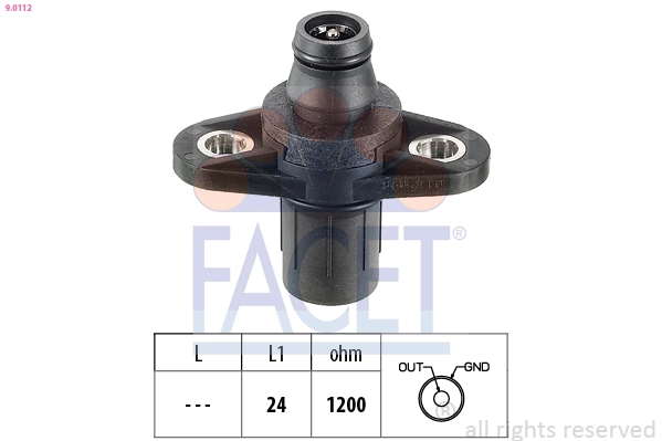 Sensor, engine speed