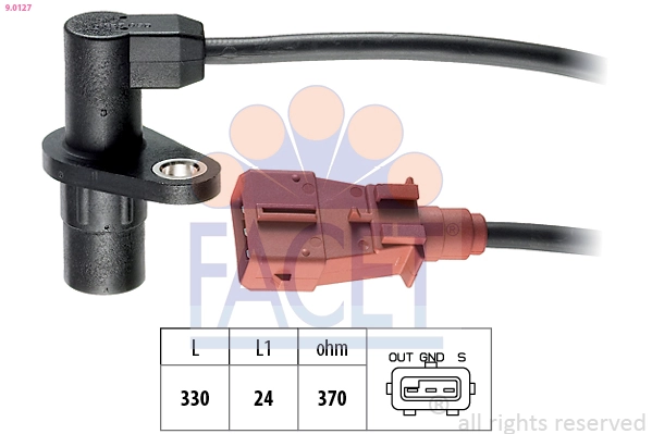 Sensor, crankshaft pulse