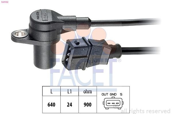 Sensor, crankshaft pulse