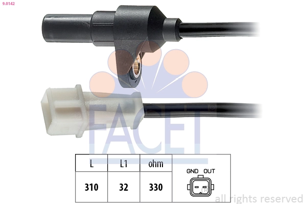Sensor, crankshaft pulse