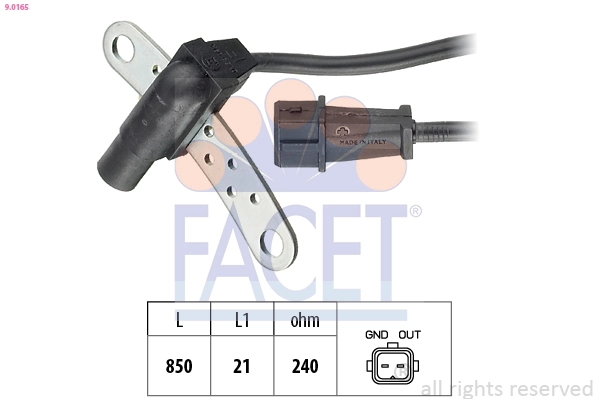 Sensor, crankshaft pulse