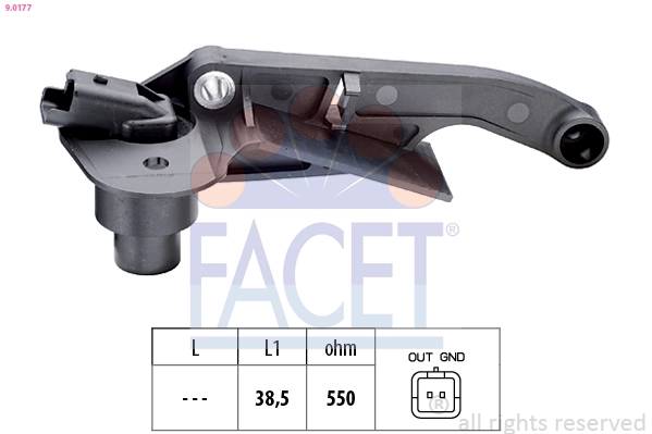 Sensor, crankshaft pulse