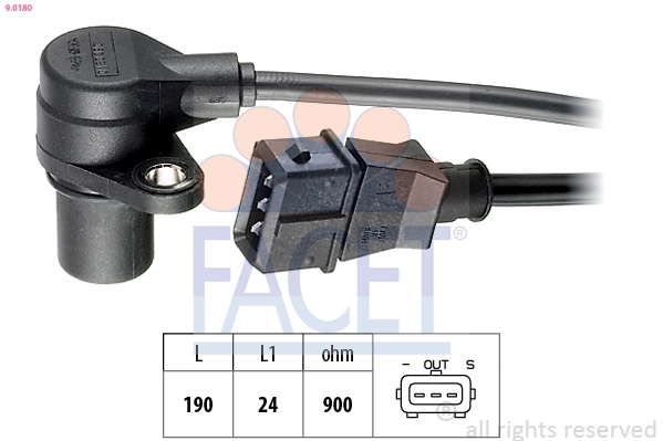 Sensor, crankshaft pulse