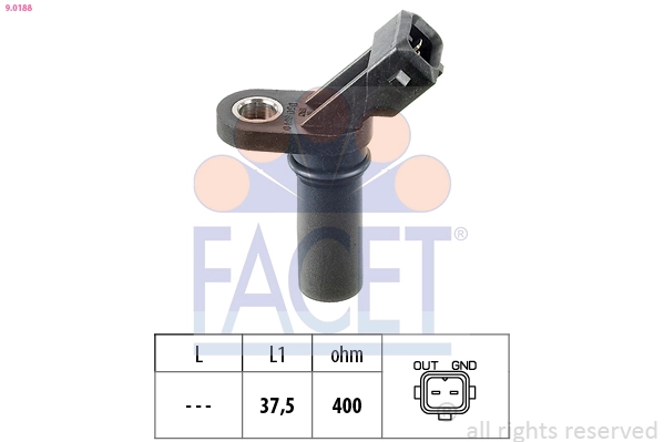 Sensor, crankshaft pulse