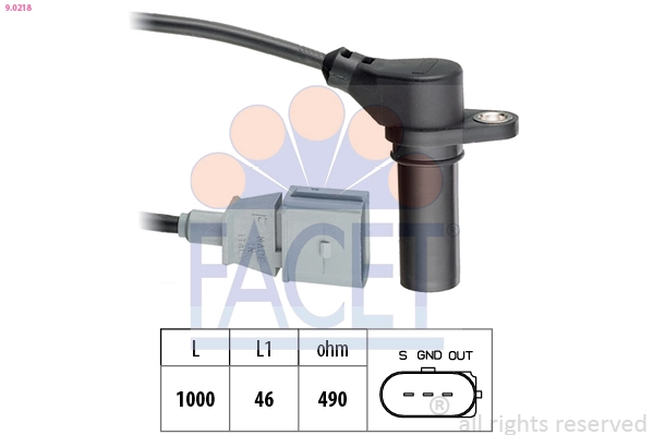 Sensor, crankshaft pulse