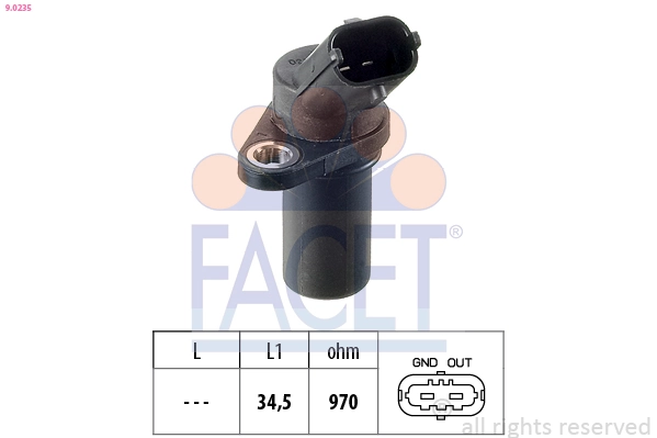 Sensor, crankshaft pulse