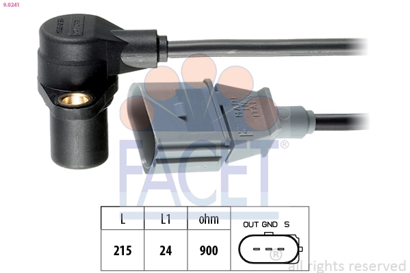 Sensor, crankshaft pulse