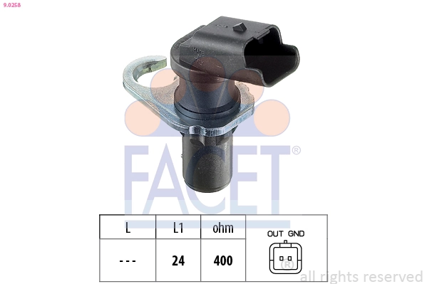 Sensor, crankshaft pulse