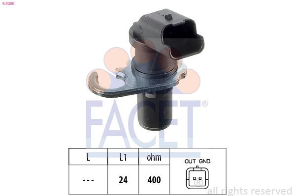 Sensor, crankshaft pulse