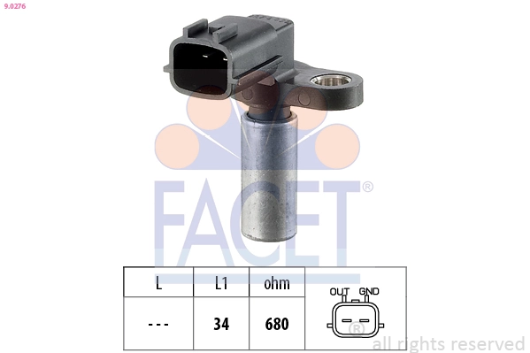 Sensor, crankshaft pulse