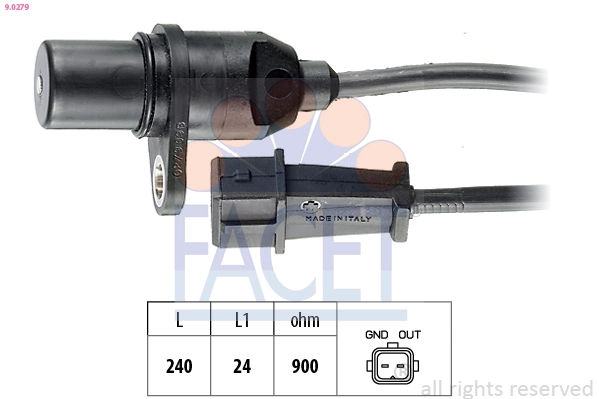 Sensor, crankshaft pulse