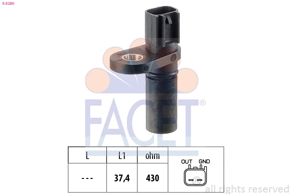 Sensor, crankshaft pulse