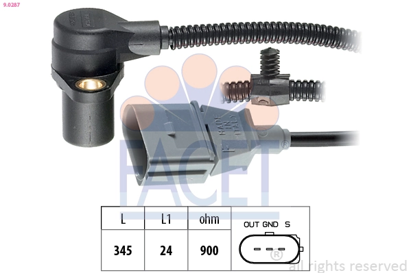 Sensor, crankshaft pulse