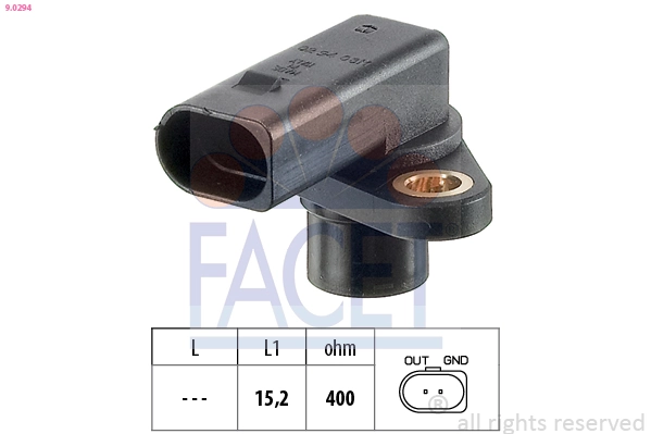Sensor, crankshaft pulse