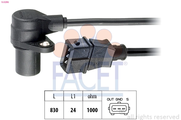 Sensor, crankshaft pulse