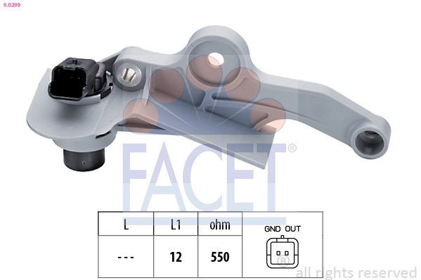 Sensor, crankshaft pulse