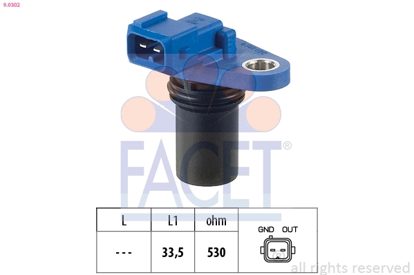 Sensor, engine speed