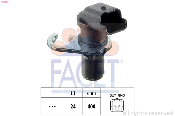Sensor, crankshaft pulse