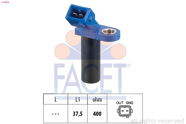 Sensor, crankshaft pulse