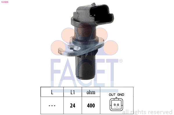 Sensor, crankshaft pulse