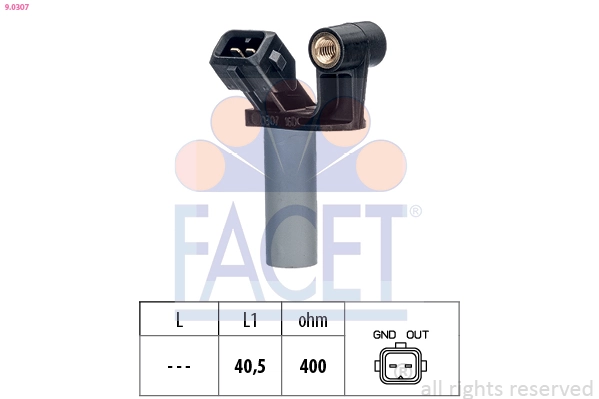 Sensor, crankshaft pulse
