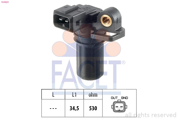 Sensor, crankshaft pulse